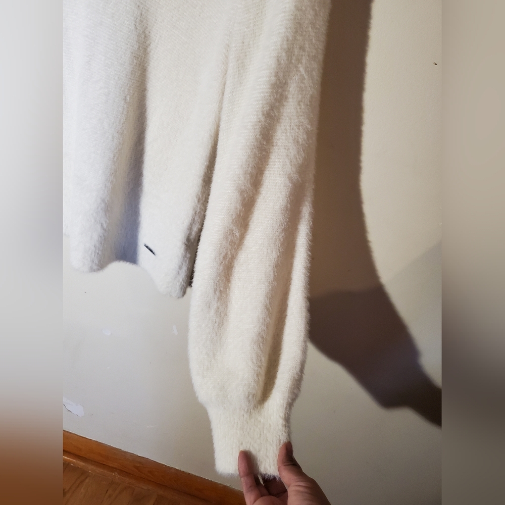 Abercrombie & Fitch Soft AF Sweater Ivory Size M - Picture 6 of 11